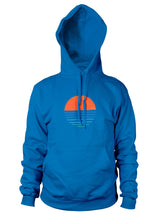 Summer Sun bright blue hoodies.