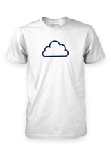 Single Cloud organic white t-shirts.