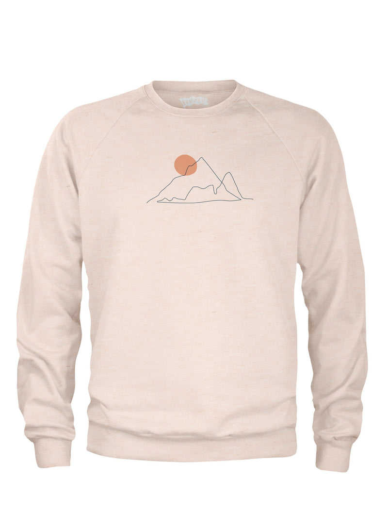 Sutsu Mountain Climb Women's Sweatshirt - Heather Pink.