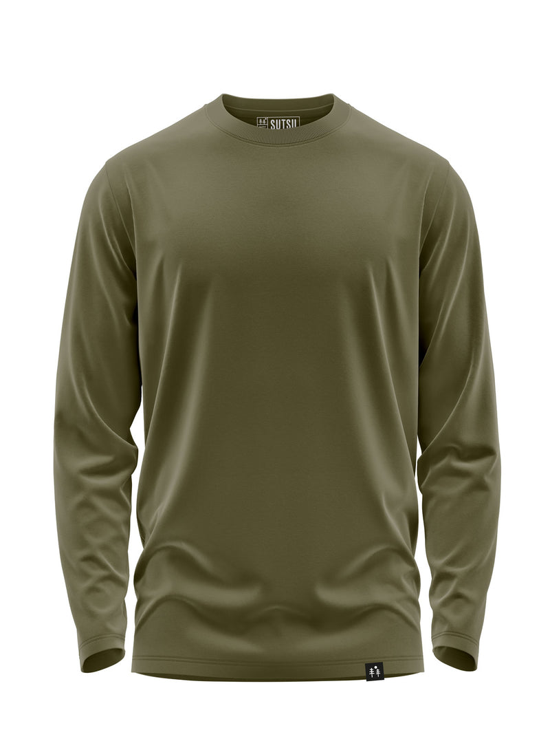 Long Haul Long Sleeve 190gsm Certified Organic Cotton T-Shirt | Sutsu