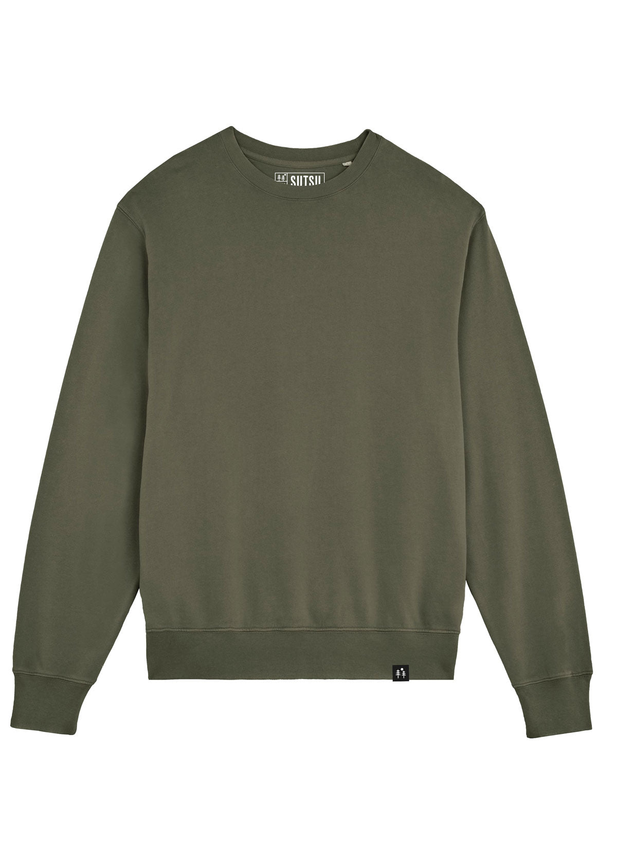 【GRAILZ】VINTAGE G LOGO SWEATSHIRT [KHAKI] VTG Jerzees Men's Sweatshirt XL Forest Green Blank Crewneck