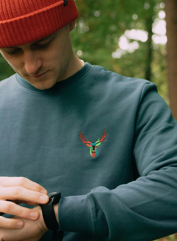 Deer oh Deer EMB "Slim Fit" Sweatshirt