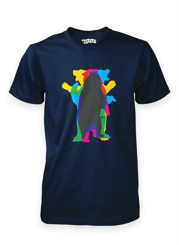 Dancing Bear t-shirt, ethical streetwear and organic tees at Sutsu.
