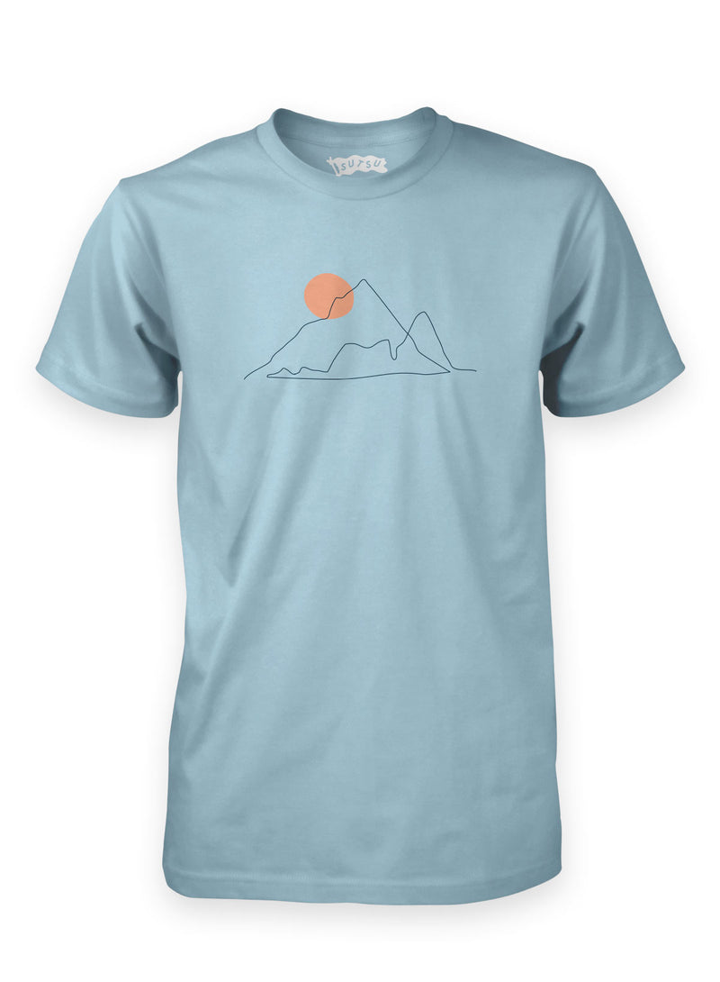 The Mountain Climb t-shirt - sustainable streetwear t-shirts from Sutsu.