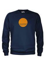 Evening Surf sweatshirt, an organic sweatshirt design inspired by surfing.