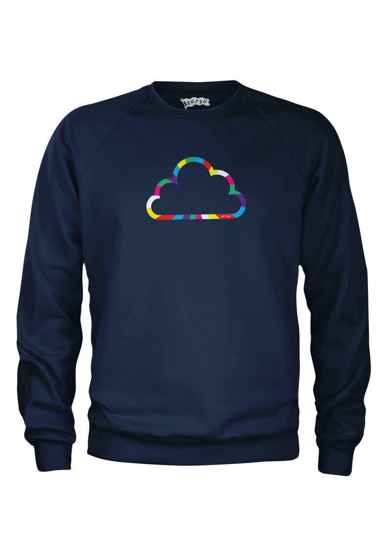 The Every Cloud sweatshirt, part of the range of organic sweatshirts and ethical fashion at Sutsu.