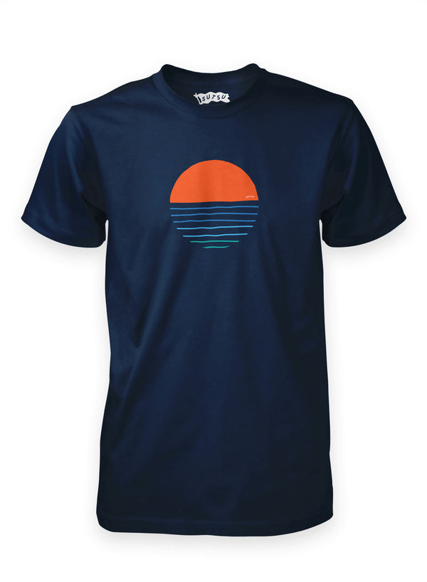 Ethical streetwear and organic tees, the Sutsu Summer Sun t-shirt.