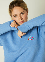 Sutsu In Cloud Women's Sweatshirt - Mid Heather Blue
