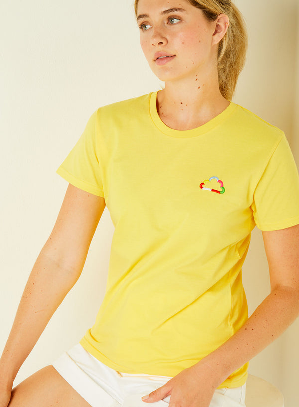 Sutsu In Cloud Women's T-Shirt - Yellow.