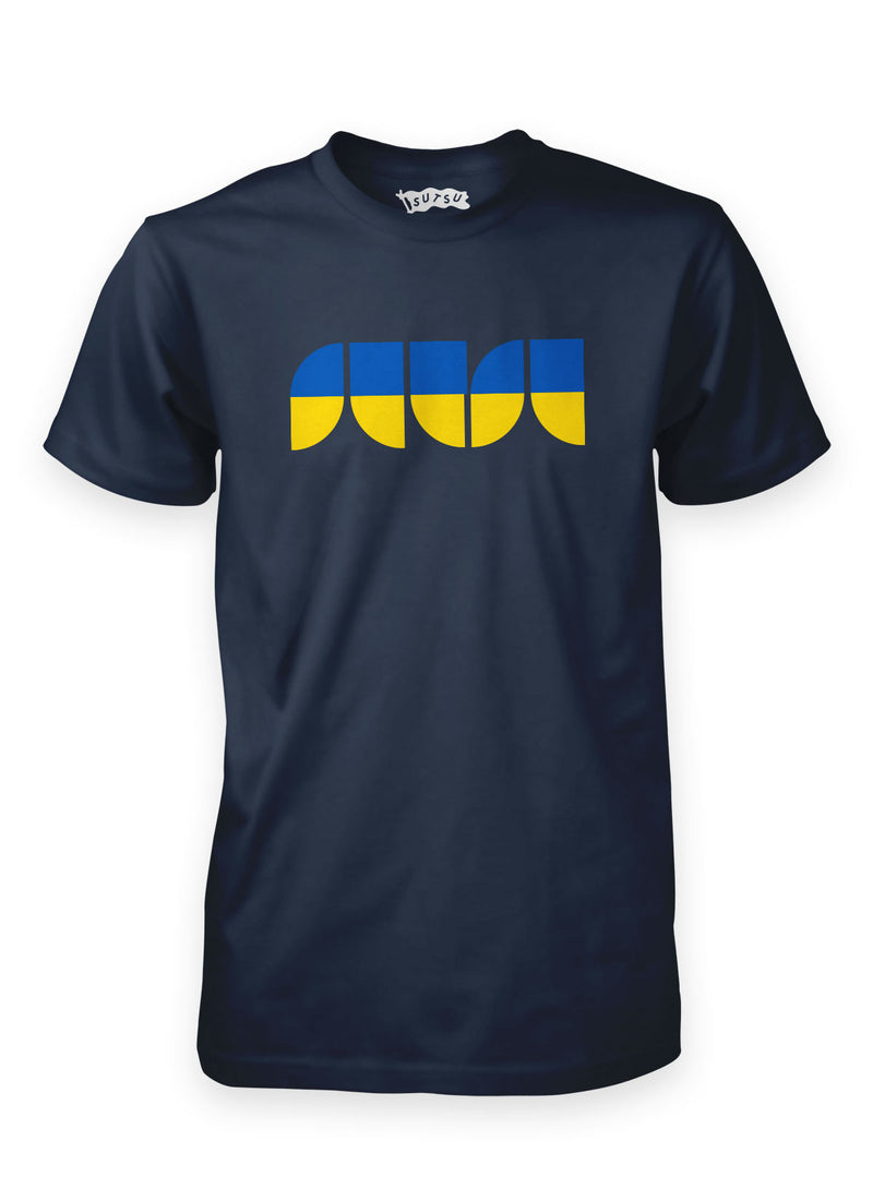 S.U.T.S.U OG T-Shirt Denim - the Stand Up Together Support Ukraine Limited Edition Collection from Sutsu.