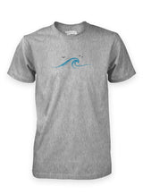 Wave tee, an organic t-shirt inspired by surfing.