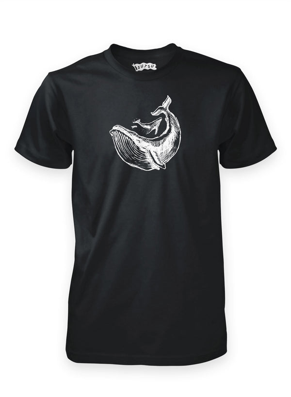 Whale Family t-shirt, sustainable streetwear fashion at Sutsu.