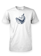 Whale t-shirts in white.